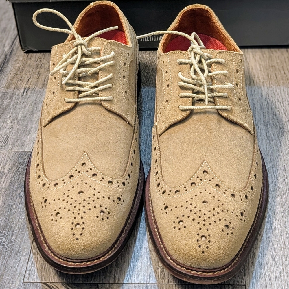 Stacy Adams Marligan Sand Leather Oxford Shoes